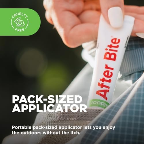 Portable 0.7 ounce applicator tube of After Bite antihistamine gel for hiking
