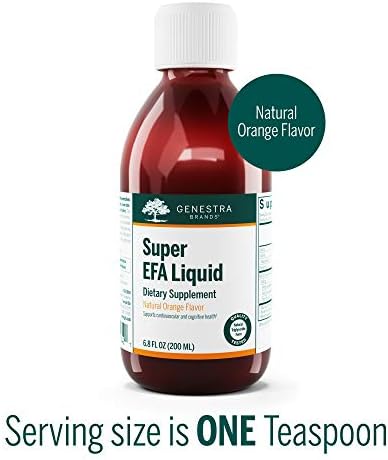 Genestra Brands Super EFA Liquid nutritional supplement label details