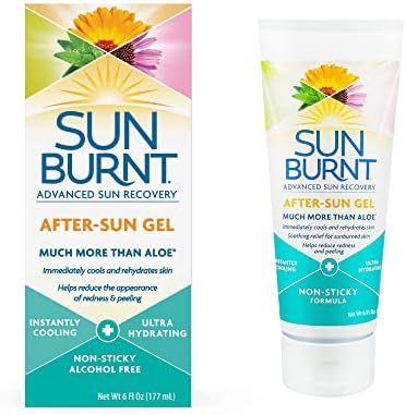 Sunburnt Advanced Sun Recovery After Sun Aloe Vera Gel bottle front view
