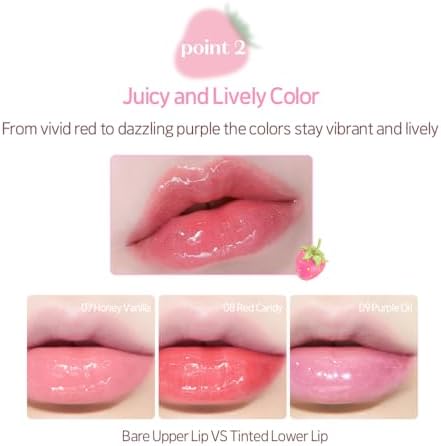 Etude high moisturizing lip oil packaging showing authentic imported details.