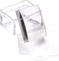 Gshllo rectangle clear silicone nail art stamper set with scraper