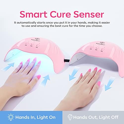 Top view of Modelones UV nail lamp with internal light beads