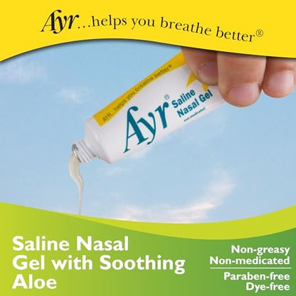 Ayr Saline Nasal Gel, With Soothing Aloe, 0.5 Ounce Tube - Image 7
