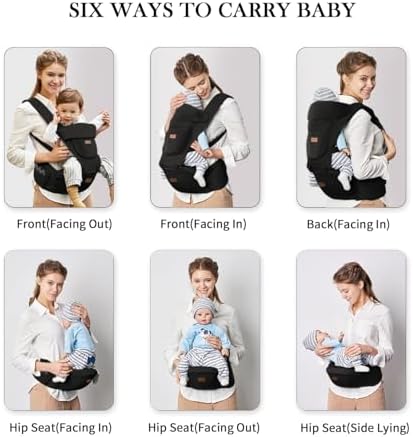 Acumas baby carrier showing breathable mesh fabric texture