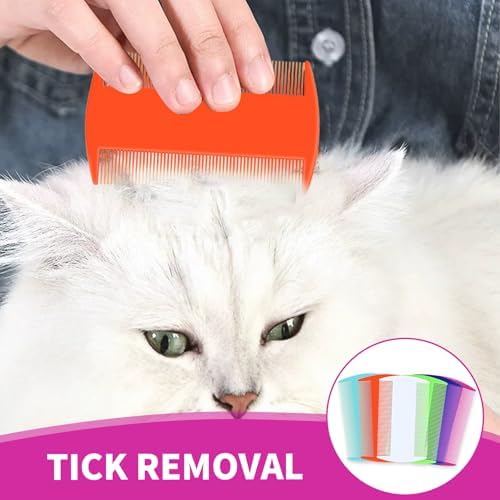 Durable plastic grooming combs for removing hair debris and nits