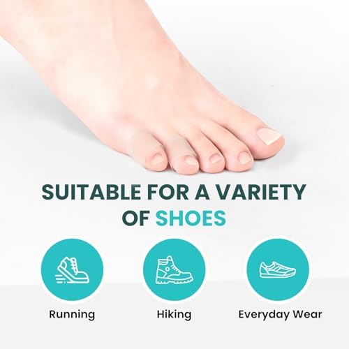 Promifun gel toe shields protecting small toes against corns and blister pressure