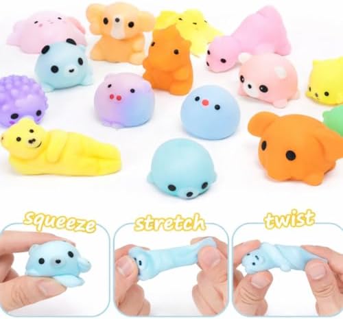 Close up of TwCare fidget keychains and sensory items
