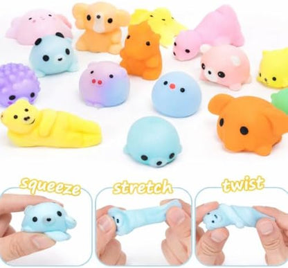 Close up of TwCare fidget keychains and sensory items