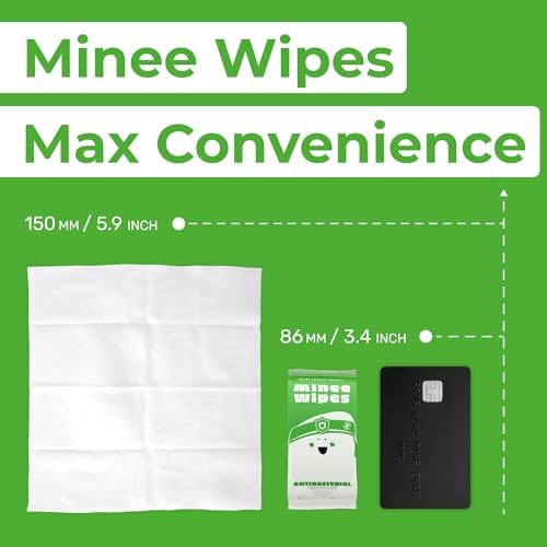 Impossibly Compact Travel Antibacterial Wipes Hand Sanitizer - 99.5% Water and Aloe - Safe for Sensitive Skin & Hypoallergenic Hand Wipes - Travel Essentials For Adults & Kids, 10 Pack Total 60 Wipe - Image 5