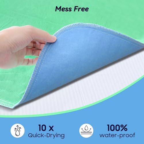 Fygrip extra heavy absorbency pee pads folded neatly