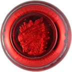 Side profile of Rey Dragon trompo showing durable plastic design