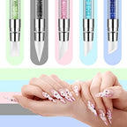 Variety of silicone tips on BTYMS professional nail art brushes