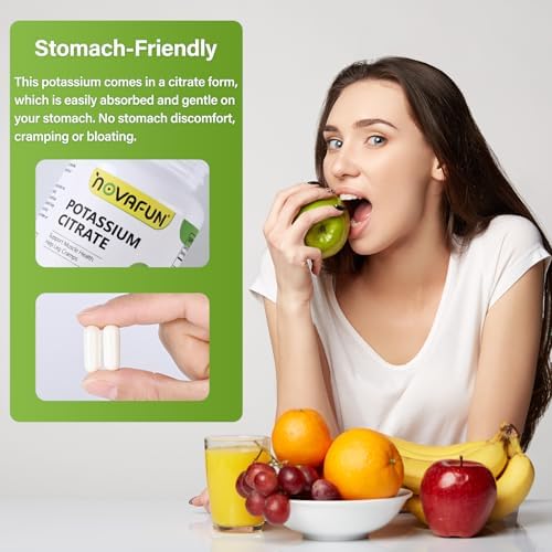 Novafun Potassium Citrate non GMO gluten free verification seals on the authentic product label