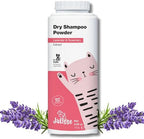 Jatisse Lavender and Rosemary cat dry bath powder ingredients label detail