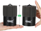 Air powered aquarium filter assembly for eight to twenty gallon breeding setups.