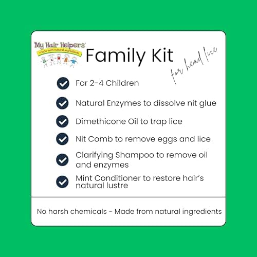 Natural enzyme foam mousse for dissolving nit glue on hair strands.