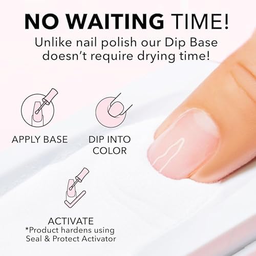 Authentic Kiara Sky dip powder packaging clear formula