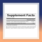 Natural Factors Lutein 40 mg supplement bottle back label ingredients