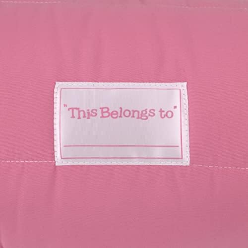 NoJo daycare nap mat built in pillow section close up detail