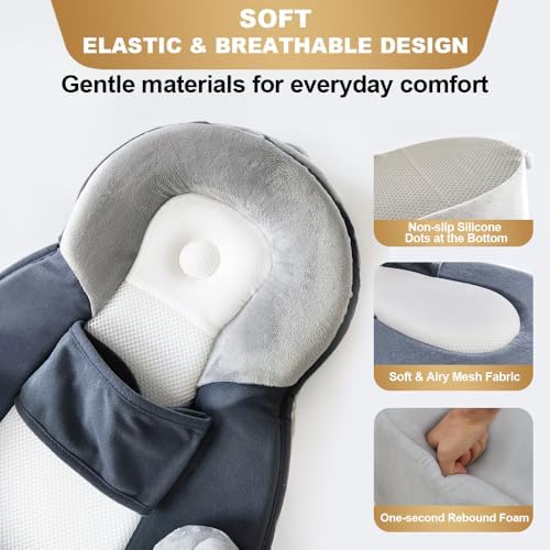 Detachable components of Love Mage baby feeding and tummy time mat