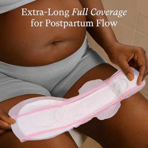 PurComfy postpartum pads and disposable boyshorts for hospital bag preparation