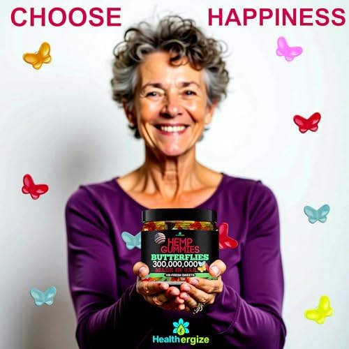 Healthergize hemp edibles tropical rainbow flavor close up