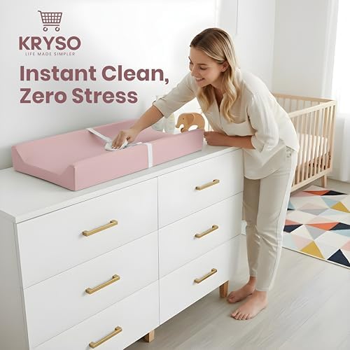 Modera waterproof infant changing pad surface close up