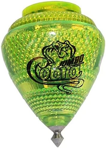 Side profile of Mexican made Cometa spinning top