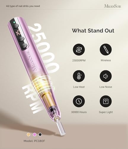 MelodySusie portable manicure tool for acrylic nails