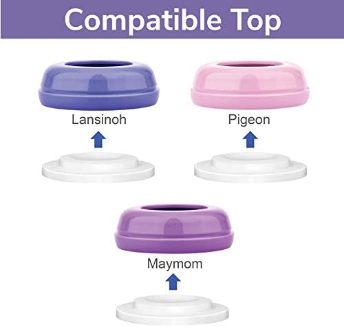 An array of eight white reusable silicone disks for breastfeeding mother storage solutions.