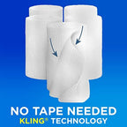 Band-Aid sterile medical gauze roll showing self-stick Kling technology.