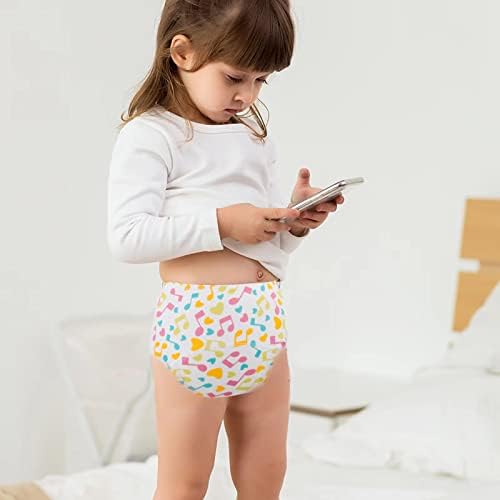 The complete ten pack assortment of JackLoveBriefs toddler training pants neatly folded.