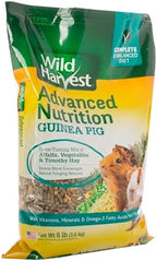Wild Harvest guinea pig food bag back packaging details