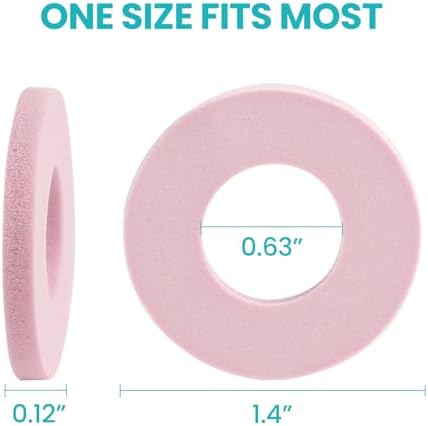 Self-adhesive round foam padding for calluses and corns with water-resistant backing.