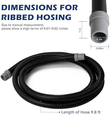 Angled shot demonstrating the anti kink properties and structural pressure resistance of the ribbed tubing