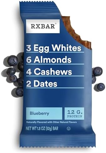 RXBAR Protein Bars, Protein Snack, Snack Bars, Blueberry, 22oz Box (12 Count) - Image 5