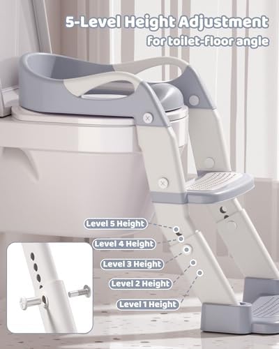 Close-up of the waterproof PVC soft cushion and integrated splash guard on the toddler potty chair.