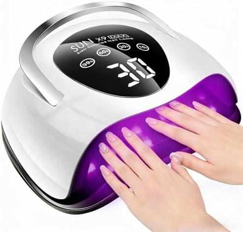 LadyMisty nail dryer digital LCD touch display close up