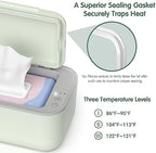 Awesmom baby wipe heater showing large capacity interior