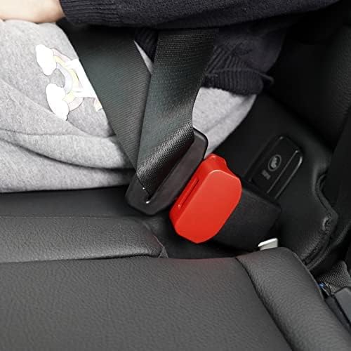 Easicozi buckle guard showing universal fit on seat belt