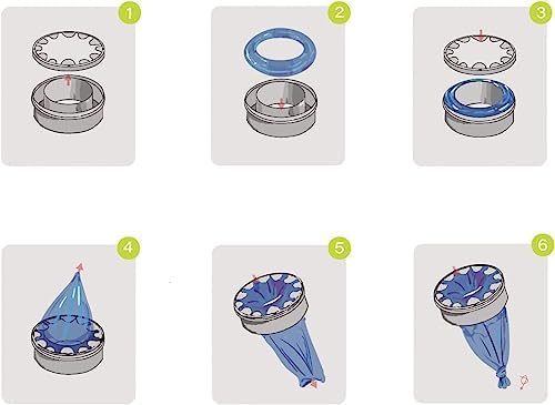 Aimidodo refill bag installed inside disposal cartridge