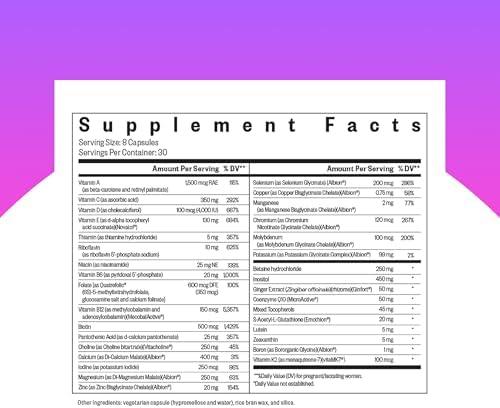 Seeking Health Optimal Prenatal lifestyle and wellness product display
