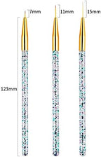 Artdone nail art tool set displaying ergonomic handles and copper ferrules