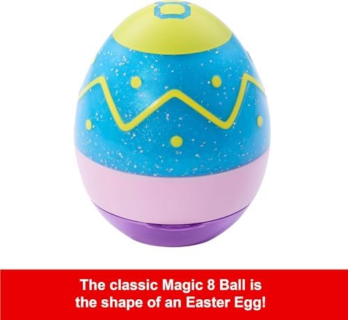 Mattel Games Easter Magic 8 Ball with hidden bottom compartment open
