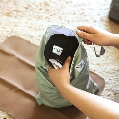 Nora's Nursery wet dry bags for travel and daycare