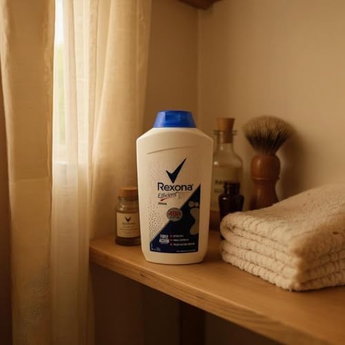 Rexona Efficient Foot Talcum Powder 180g â€“ Yahve - Refreshing Scent & Moisture - Absorbing Formula for Daily Foot Care - Image 3
