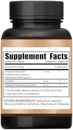 Aunvito sunless tanning supplement bottle label ingredient details