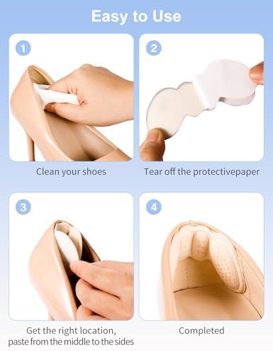 Imported USA heel liners for women and men shoe comfort.