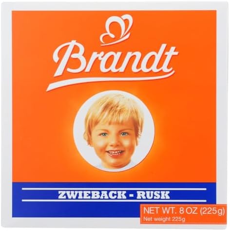 Brandt Zwieback crispy bread serving suggestion display illustration