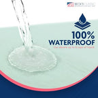 Product dimensions and heavy absorbency label for Beck's pads
